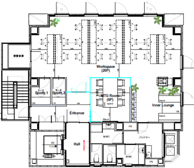 浜松町駅徒歩3分！2025年竣工、会議室・テレカンブース完備の新築セットアップオフィスの写真1