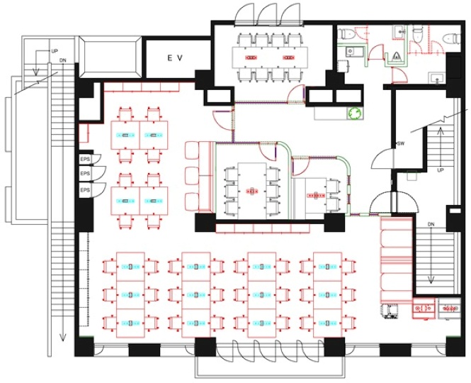 代々木駅徒歩2分！会議室3室完備の新装フルセットアップオフィスの写真4