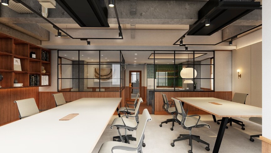 【敷金・原状回復不要】半蔵門駅徒歩2分｜ホテルライクな内装のフルセットアップオフィス