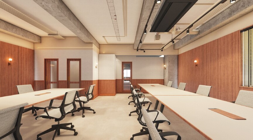 【敷金・原状回復不要】半蔵門駅徒歩2分、デザイン性と機能性を兼ね備えたフルセットアップオフィス