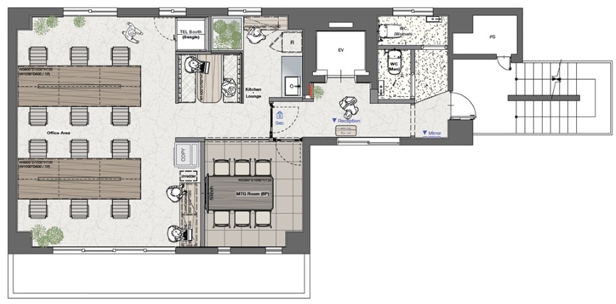 【敷金・原状回復不要】大手町駅5分、Wi-Fi完備で即日業務を開始できるフルセットアップオフィスの写真1