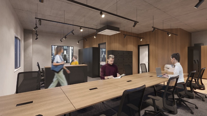 【敷金最大0】本郷三丁目駅徒歩1分！大通りに面した立地の新装フルセットアップオフィス