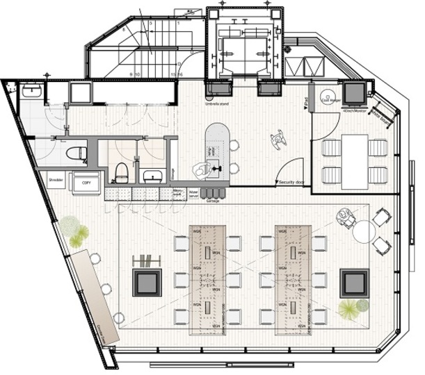 【敷金・原状回復不要】乃木坂駅徒歩1分、充実の共用部を備えたデザイナーズフルセットアップオフィスの写真5