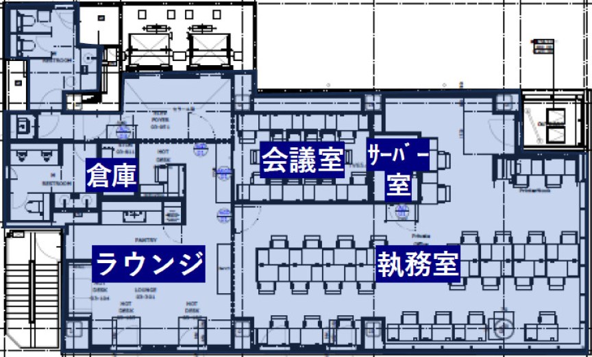 JR神田駅徒歩5分！ラウンジやサーバー室まで完備、屋上庭園も利用可能なセットアップオフィスの写真1