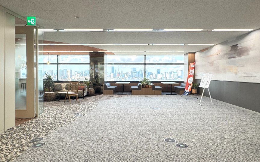 【敷金最大0】お台場エリア、抜群の眺望と充実の共用スペースが魅力の高層階セットアップオフィスの写真10