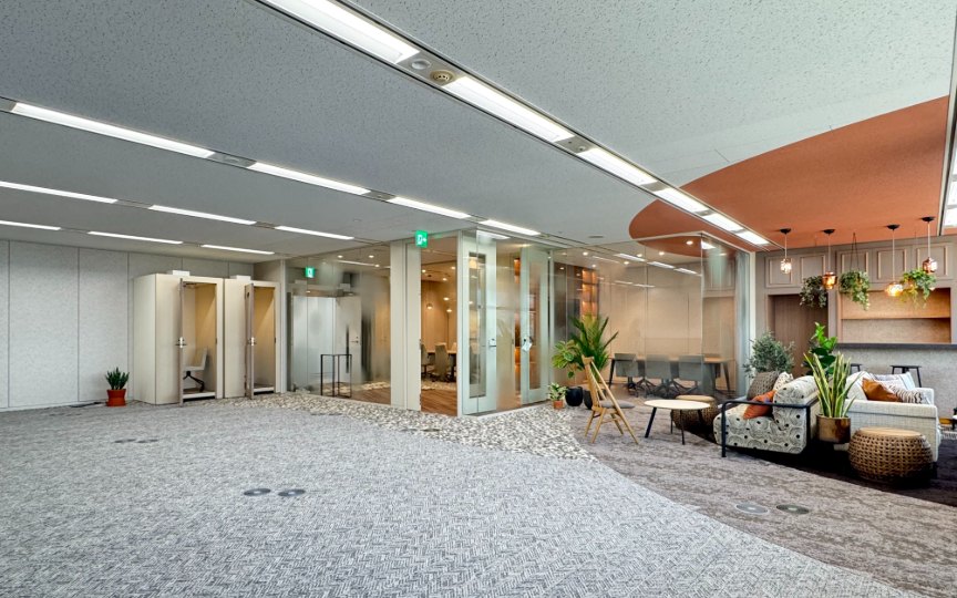 【敷金最大0】お台場エリア、抜群の眺望と充実の共用スペースが魅力の高層階セットアップオフィスの写真9