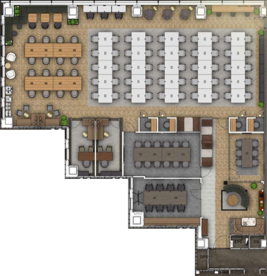 【敷金最大0】JR代々木駅徒歩7分、ワークスペース充実の大規模セットアップオフィスの写真1