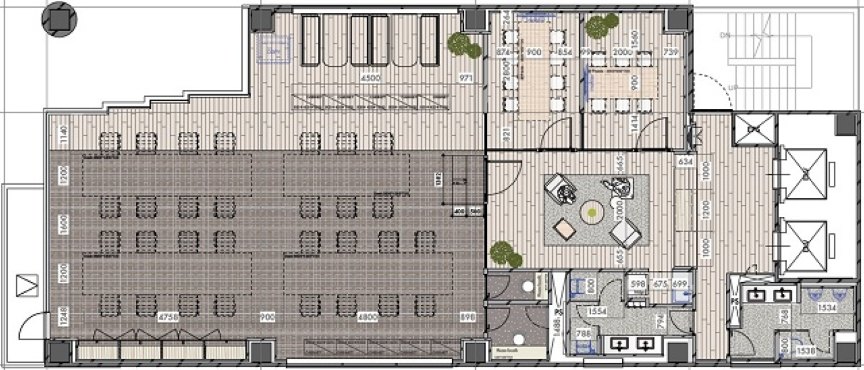 【敷金最大0・即入居可】東日本橋駅徒歩1分！明るく開放的な空間が魅力のセットアップオフィスの写真2