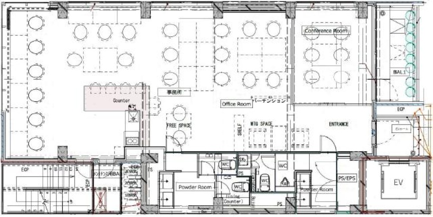 【敷金0・原状回復不要】田町駅徒歩5分の内装付き新築セットアップオフィスの写真1