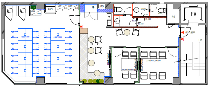 八丁堀駅徒歩4分！家具・会議室完備のフルセットアップオフィスの写真11