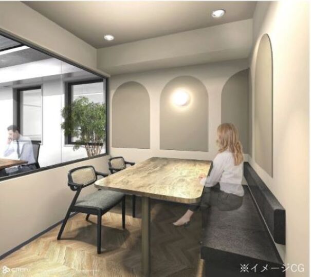 【敷金・原状回復不要】浜松町駅徒歩4分！高級感漂う内装が魅力の小規模フルセットアップオフィス野写真3