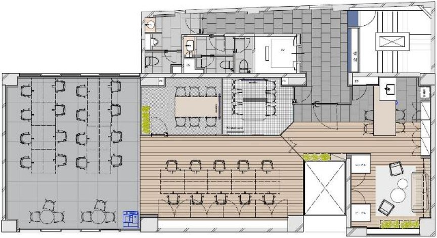 【敷金・原状回復不要】西新宿駅徒歩5分、デザイン性と機能性を兼ね備えたフルセットアップオフィスの写真1