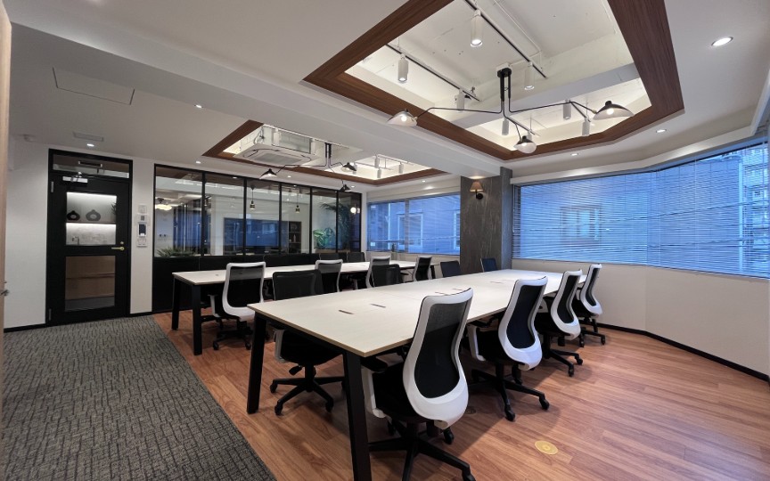 【敷金0・原状回復不要】八丁堀駅徒歩4分、家具・Wi-Fi付きフルセットアップオフィス