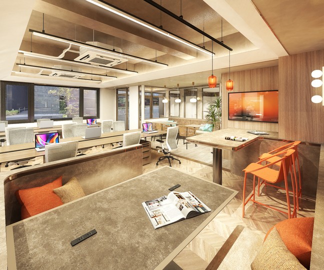 半蔵門駅徒歩1分！会議室・個室ブース完備、モダンなデザインの新装フルセットアップオフィスの写真1