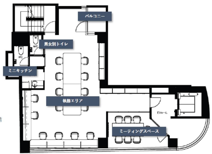 【敷金0・原状回復不要】東日本橋駅徒歩5分、白基調で洗練された内装のフルセットアップオフィスの写真5