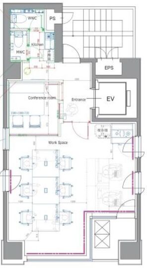 【敷金0・原状回復不要】浜松町駅徒歩3分！内装・家具・Wi-Fi完備のフルセットアップオフィスの写真2