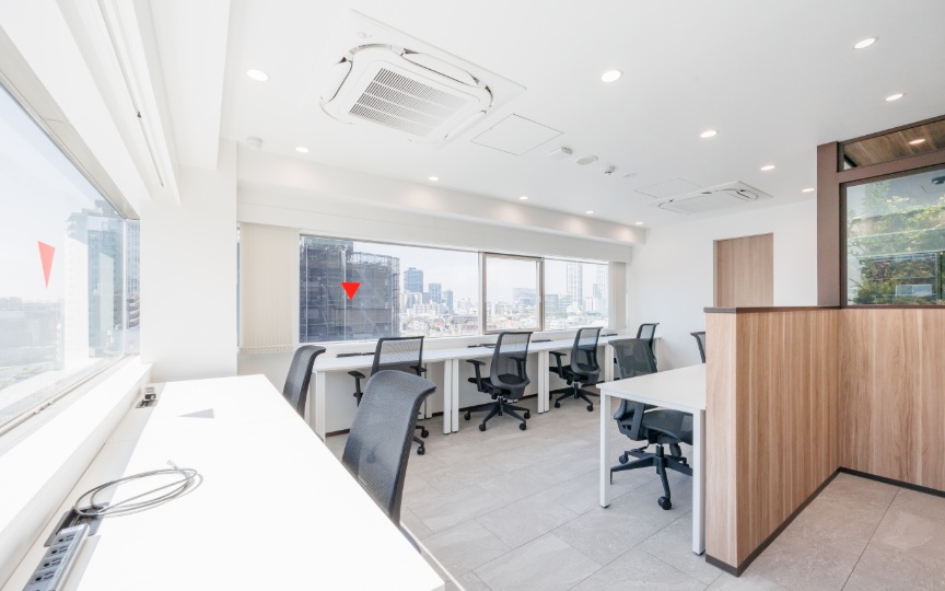 【原状回復不要】五反田駅徒歩5分！眺望にも優れた、希少なメゾネット型フルセットアップオフィスの写真04