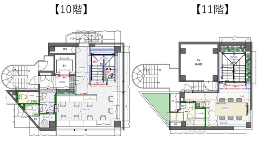 【原状回復不要】五反田駅徒歩5分！眺望にも優れた、希少なメゾネット型フルセットアップオフィスの写真9