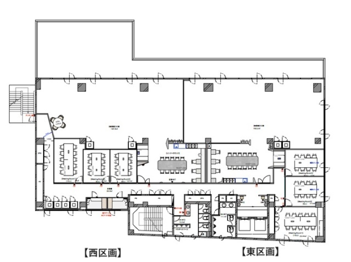 【仲介手数料不要】飯田橋駅付近、専用ラウンジ・会議室3室完備のセットアップオフィスの写真11