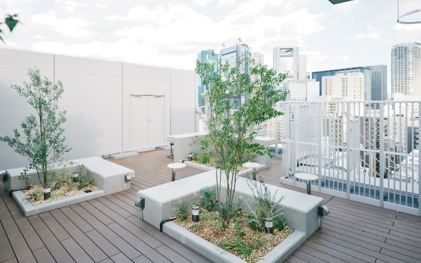 御成門徒歩4分、東京タワーを望むルーフトップ付き築浅セットアップオフィスの写真6