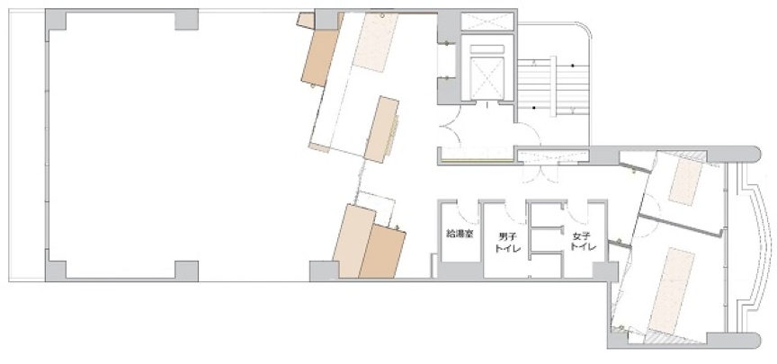 【原状回復不要】渋谷区広尾、デザイン性の高い受付エリアが魅力の内装付きセットアップオフィスの写真5