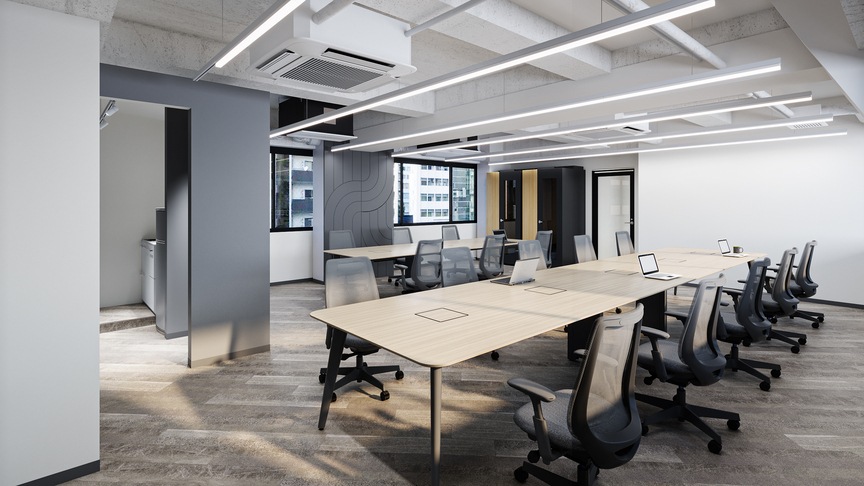 【26年3月リニューアル】小伝馬町駅3分！モダンな内装・家具付きの新装フルセットアップオフィス