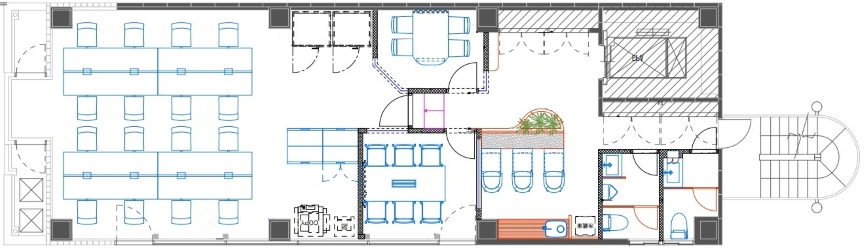【敷金0・原状回復不要】馬喰横山駅4分、家具・Wi-Fi完備のフルセットアップオフィスの写真1