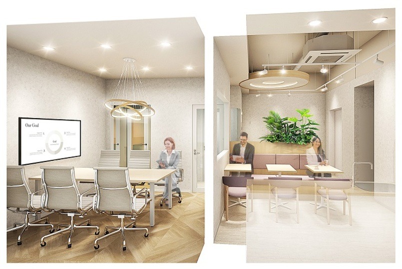 【敷金0・原状回復不要】馬喰横山駅4分、家具・Wi-Fi完備のフルセットアップオフィスの写真3