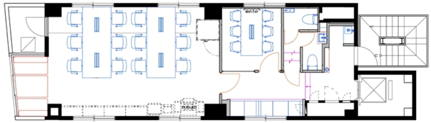 【敷金0・原状回復不要】四谷三丁目駅徒歩2分！モダンな内装が魅力の小規模フルセットアップオフィスの写真9
