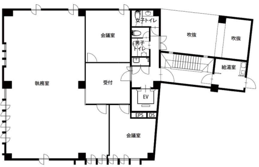 四谷三丁目・四ツ谷駅近く、大通りを離れた閑静な立地のセットアップオフィスの写真11