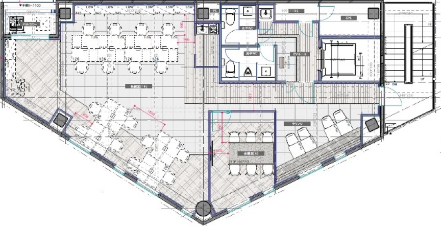 八丁堀駅徒歩1分！会議室・専用のラウンジスペースを備えた築浅セットアップオフィスの写真5