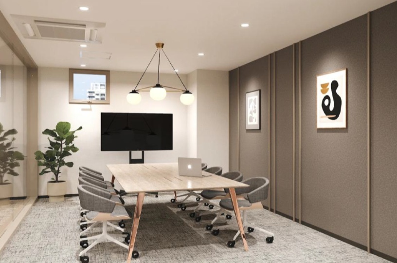 不動前駅から徒歩5分、会議室・個室ブース各2室とラウンジスペースを備えたセットアップオフィスの写真3