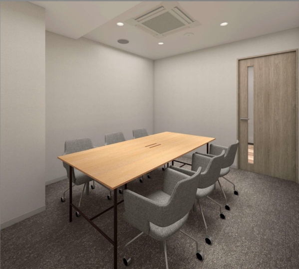 四谷三丁目駅4分！新宿を一望する高層階、シックなデザインの新装セットアップオフィスの写真2