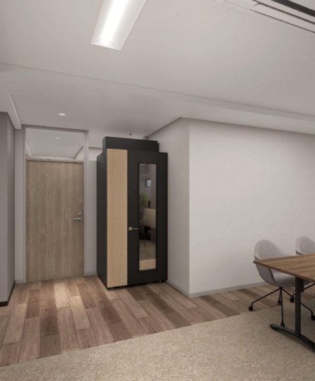 四谷三丁目駅4分！新宿を一望する高層階、シックなデザインの新装セットアップオフィスの写真5