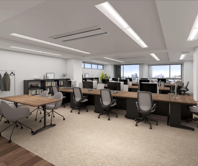 四谷三丁目駅4分！新宿を一望する高層階、シックなデザインの新装セットアップオフィス