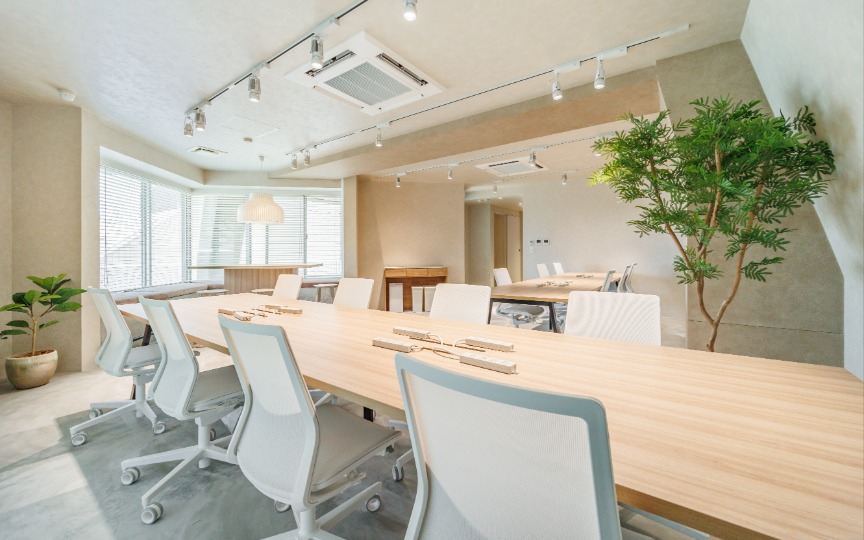 市ヶ谷駅徒歩7分｜眺望抜群の専用テラスが魅力の、メゾネット型フルセットアップオフィスの写真08