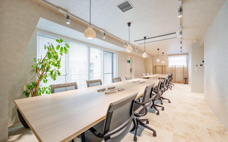 市ヶ谷駅徒歩7分｜眺望抜群の専用テラスが魅力の、メゾネット型フルセットアップオフィスの写真09