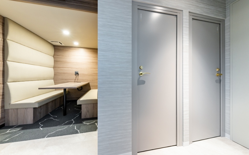 八丁堀駅徒歩1分！会議スペース充実、モダンな内装の家具付きフルセットアップオフィスの写真8