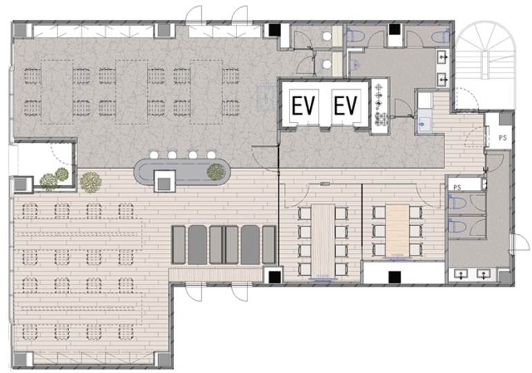 JR御徒町駅徒歩5分、スタイリッシュな内装デザインが魅力のセットアップオフィスの写真10