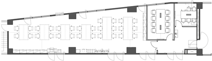 築地駅徒歩4分！共用の屋上テラスも利用可能、明るく清潔感のある内装のセットアップオフィスの写真10