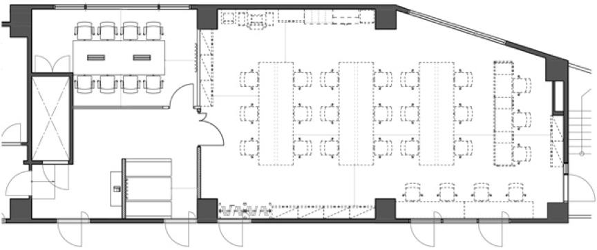 築地駅徒歩4分！眺望の良い屋上テラス付き、両面採光で明るい空間が魅力のセットアップオフィスの写真11