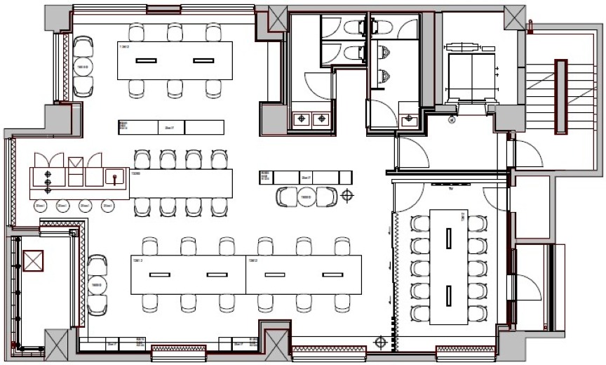 【原状回復義務なし】神保町駅徒歩7分、共用部充実のハイグレードな新築フルセットアップオフィスの写真11