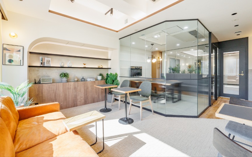 JR秋葉原駅徒歩7分！上質なインテリアを備えた専用ラウンジが魅力のフルセットアップオフィス