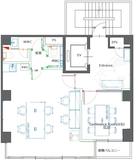 【原状回復不要】八丁堀駅徒歩3分｜コンパクトながら高級感ある内装のフルセットアップオフィスの写真7