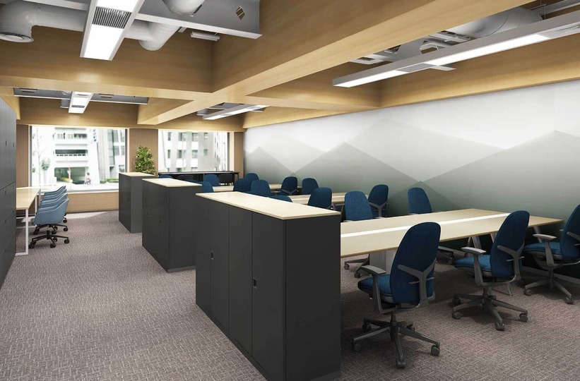 【敷金最大0】大手町駅徒歩圏内！大型ラウンジや共用会議室まで利用可能なフルセットアップオフィス