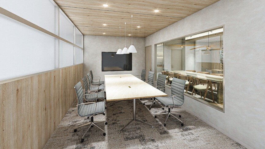 小伝馬町駅4分！会議室・テレカンブース各2室、専有ラウンジを備えたセットアップオフィスの写真5