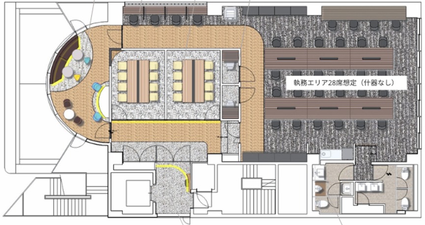 赤坂見附駅4分！会議室・テレカンブース各2室と専有ラウンジを備えたセットアップオフィスの写真1