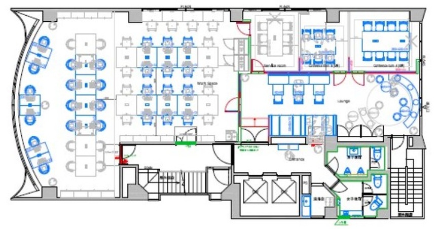 新宿御苑前駅1分！会議室3室・ラウンジ付きの、働きやすさを追求したフルセットアップオフィスの写真11