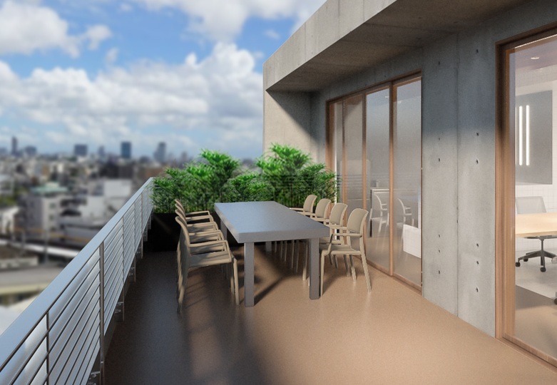 本郷三丁目駅徒歩1分！ゆとりある専用バルコニーを備えたフルセットアップオフィスの写真7