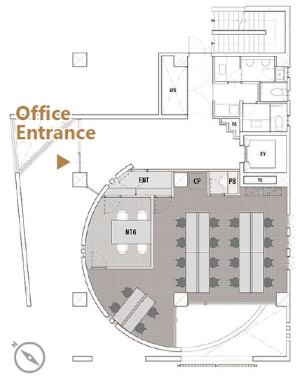 【敷金0・原状回復不要】恵比寿駅徒歩6分！26年7月リニューアルの新装フルセットアップオフィスの写真3